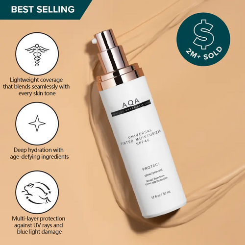 Skin-first beauty starts here — Universal Tinted Moisturizer SPF 46. Coverage meets skincare for a radiant, protected glow.