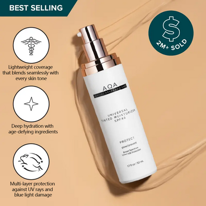 Skin-first beauty starts here — Universal Tinted Moisturizer SPF 46. Coverage meets skincare for a radiant, protected glow.